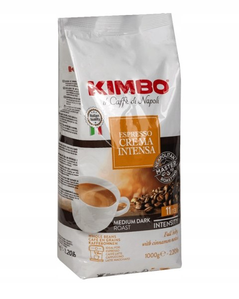 Kawa ziarnista Arabica Kimbo Espresso Crema Intensa 1000 g