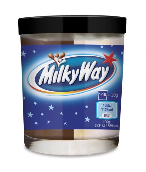 Krem MILKY WAY KAKAOWO MLECZNY Czekoladowy 200g Krem MILKY WAY KAKAOWO MLECZNY Czekoladowy 200g