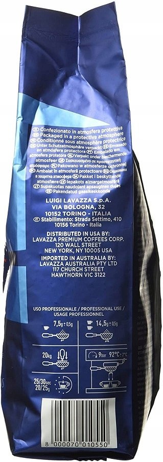 Lavazza Caffe Decaffeinato Kawa Ziarnista 500G Lavazza Caffe Decaffeinato Kawa Ziarnista 500G