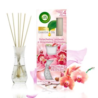 Air Wick Patyczki Zapachowe Odświeżacz Powietrza Jedwab i Orchidea 25 ml