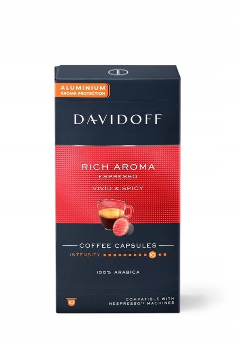 Davidoff Rich Aroma 10 kapsułek kawa Nespresso Davidoff Rich Aroma 10 kapsułek kawa Nespresso