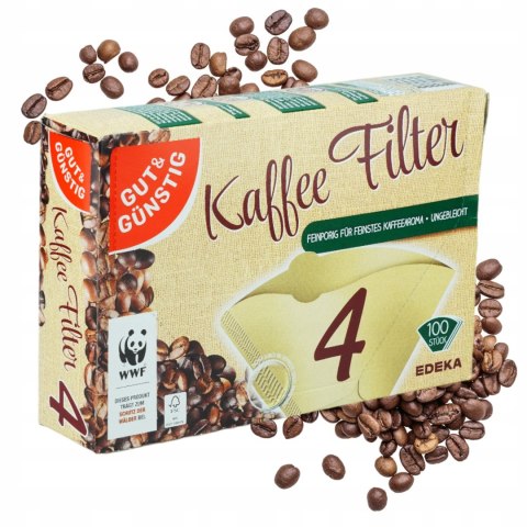 Filtry papierowe do kawy Edeka 100 szt.