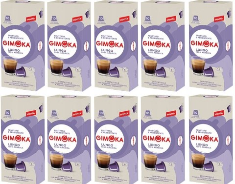 Kapsułki GIMOKA LUNGO Nespresso 10szt. Aromatyczna Kapsułki GIMOKA LUNGO Nespresso 10szt. Aromatyczna
