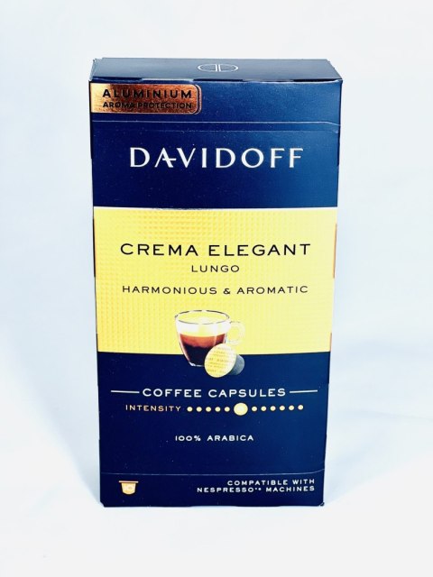 Kapsułki do Nespresso DAVIDOFF CREMA ELEGANT 10 szt. Kapsułki do Nespresso DAVIDOFF CREMA ELEGANT 10 szt.