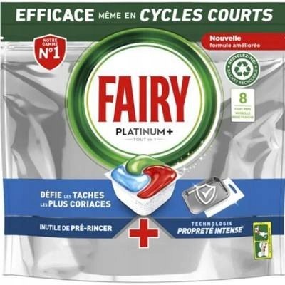 Kapsułki do zmywarki Fairy Platinum Plus 8 szt. Kapsułki do zmywarki Fairy Platinum Plus 8 szt.