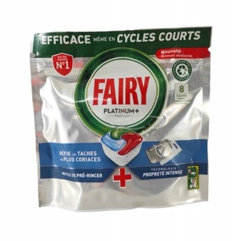 Kapsułki do zmywarki Fairy Platinum Plus 8 szt. Kapsułki do zmywarki Fairy Platinum Plus 8 szt.