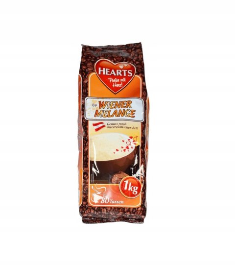 Kawa cappuccino Hearts 1000 g Wiener Melange Kawa cappuccino Hearts 1000 g Wiener Melange