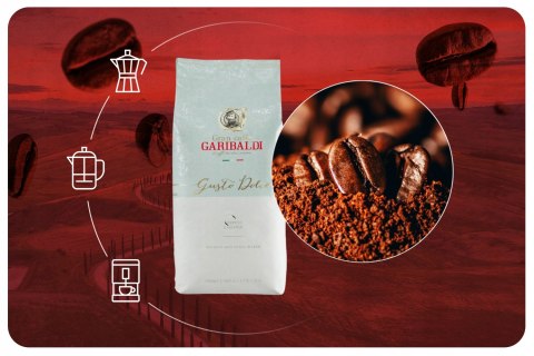 Kawa ziarnista mieszana Garibaldi Gusto Dolce 1000 g 1000 g