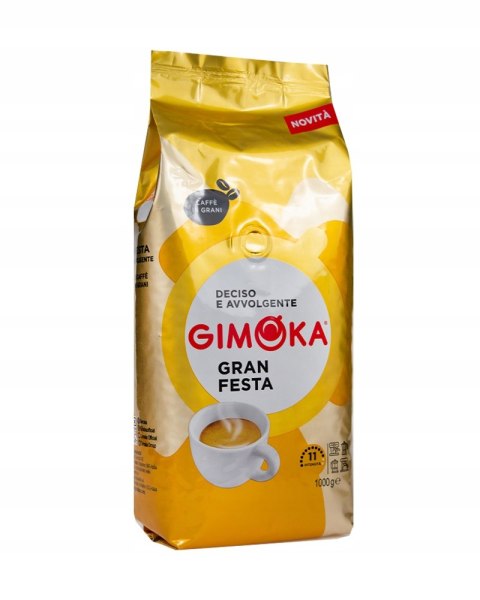 Kawa ziarnista mieszana Gimoka Gran Festa 1000 g