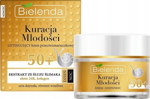 Krem liftingujący Bielenda Kuracja Młodości dzień i noc 50 ml 50+ Krem liftingujący Bielenda Kuracja Młodości dzień i noc 50 ml 50+