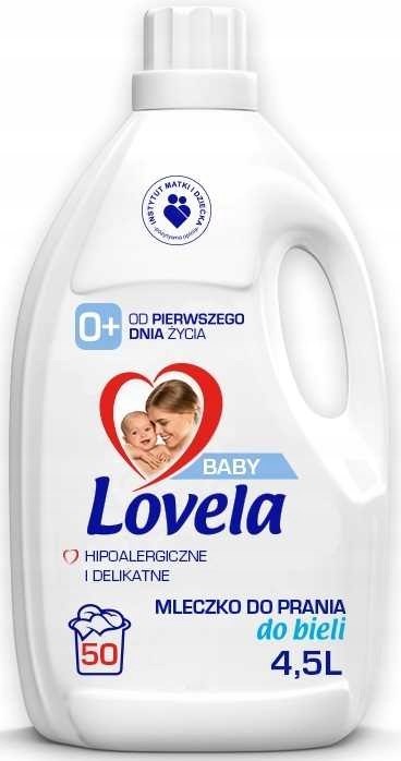 Mleczko do prania białego Lovela 4,5 l Mleczko do prania białego Lovela 4,5 l