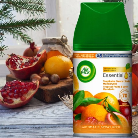 Odświeżacz powietrza Air Wick 250 ml Tropikalne Owoce i Słodka Mandarynka
