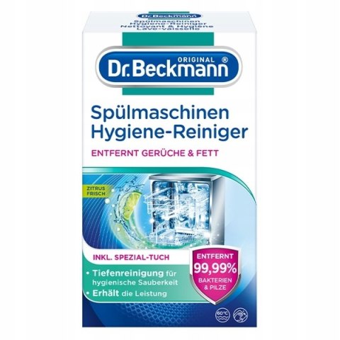 DR BECKMANN CZYŚCIK DO ZMYWARKI CYTRYNOWY 75g DE DR BECKMANN CZYŚCIK DO ZMYWARKI CYTRYNOWY 75g DE