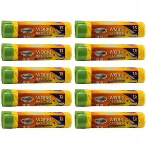GROSIK WORKI NA ŚMIECI SUPERGRUBE MOCNE LD 15 35L