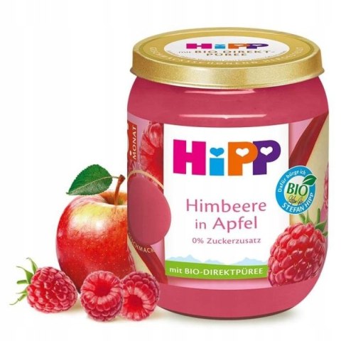 HIPP BIO MUS MALINA W JABŁKU 100% OWOCÓW 5m DESER HIPP BIO MUS MALINA W JABŁKU 100% OWOCÓW 5m DESER