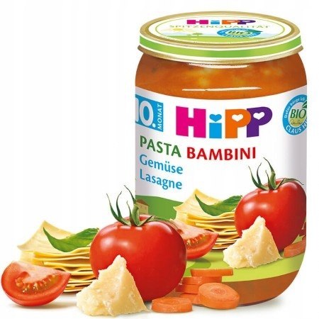 HIPP BIO WARZYWNA LASAGNE 220g 10m OMEGA 3 HIPP BIO WARZYWNA LASAGNE 220g 10m OMEGA 3