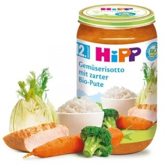 HIPP BIO WARZYWNE RISOTTO Z INDYKIEM 12m 250g