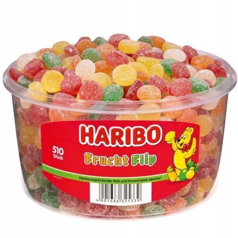 Haribo Frucht Flip żelki owocowe perełki 510 szt 1275 g Haribo Frucht Flip żelki owocowe perełki 510 szt 1275 g