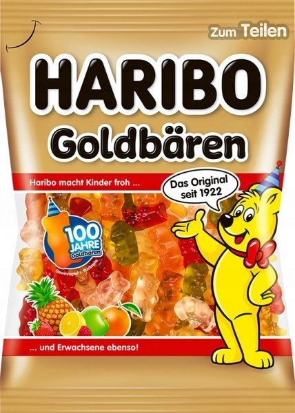 Haribo Goldbaren ZŁOTE MISIE 175 g Z DE Haribo Goldbaren ZŁOTE MISIE 175 g Z DE