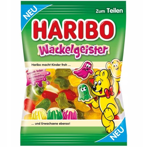 Haribo Wackelgeister żelki owocowe wanilia 160g DE Haribo Wackelgeister żelki owocowe wanilia 160g DE