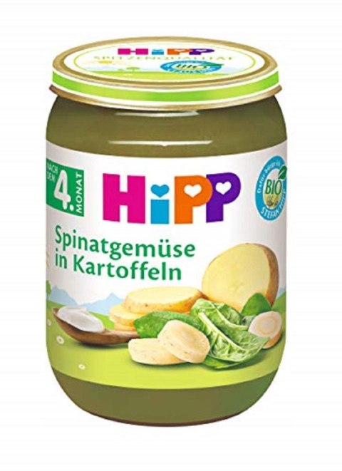 HiPP Kremowy Szpinak z Ziemniaczkami Wit B Żelazo HiPP Kremowy Szpinak z Ziemniaczkami Wit B Żelazo