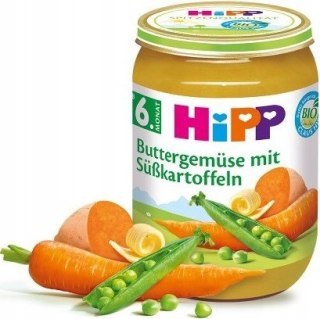 HiPP Wegetariańskie Warzywa z Batatami i Groszkiem