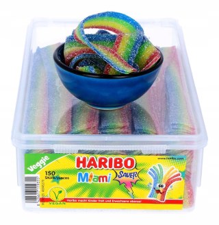 Żelki Owocowe Paski HARIBO Miami MIX 150szt DE