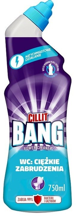 Cillit Bang Ciężkie Zabrudzenia Żel do WC 750 ml Cillit Bang Ciężkie Zabrudzenia Żel do WC 750 ml