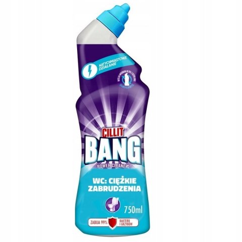 Cillit Bang Ciężkie Zabrudzenia Żel do WC 750 ml Cillit Bang Ciężkie Zabrudzenia Żel do WC 750 ml