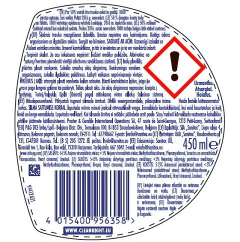 FAIRY SENSITIVE PŁYN DO NACZYŃ MIĘTA DRZEWO HERBACIANE aktywna piana 450ML