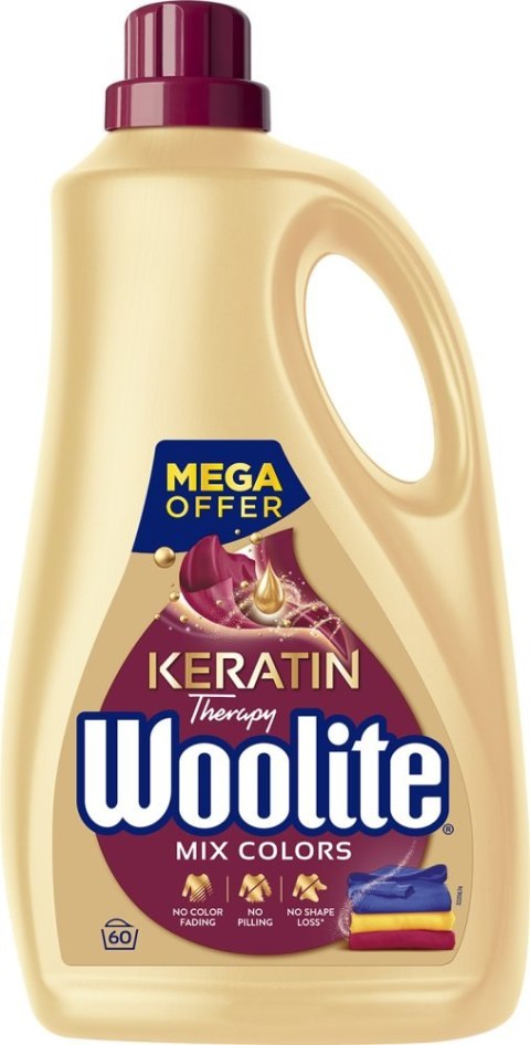 Woolite Color płyn do prania do kolorowych ubrań z keratyną 3,6L 60 prań