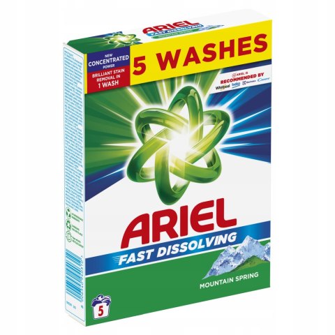 Ariel Fast Dissolving Mountain Spring Proszek do Prania 275G (5 Prań)