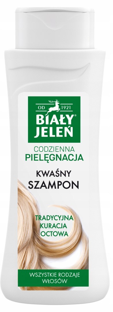 Biały Jeleń szampon do włosów Kwaśny 300 ml Biały Jeleń szampon do włosów Kwaśny 300 ml