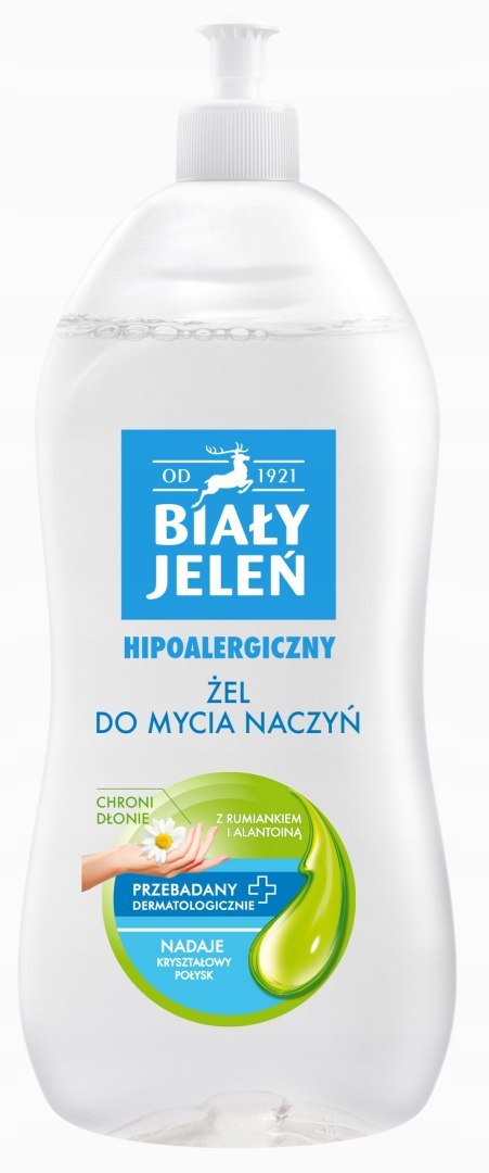 Biały Jeleń żel do mycia naczyń 1l Biały Jeleń żel do mycia naczyń 1l