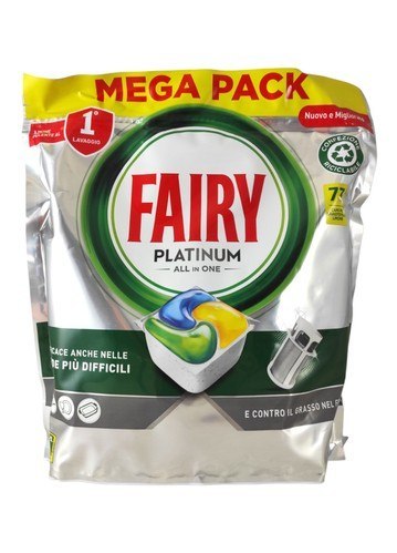 Fairy Platinum Lemon Tabletki do Zmywarki 73szt Fairy Platinum Lemon Tabletki do Zmywarki 73szt