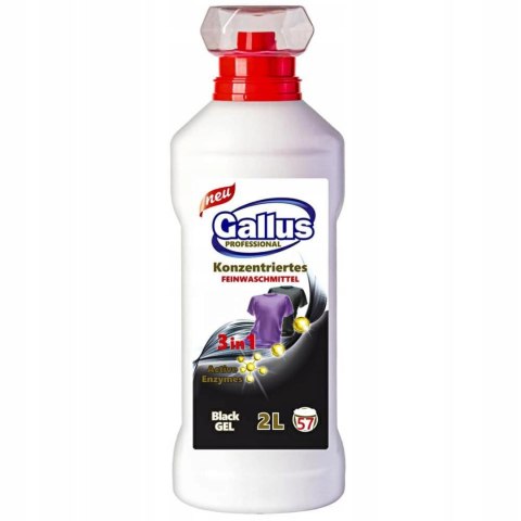GALLUS zel do prania BLACK 2L ciemne tkaniny BARDZO WYDAJNY 57 prań GALLUS zel do prania BLACK 2L ciemne tkaniny BARDZO WYDAJNY 57 prań