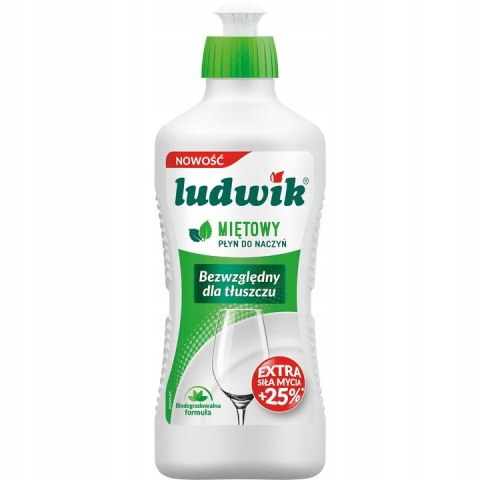 Ludwik, płyn do naczyń, miętowy, 450 g Ludwik, płyn do naczyń, miętowy, 450 g