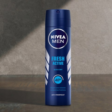 NIVEA MEN Fresh Antyperspirant w aerozolu, 150ml NIVEA MEN Fresh Antyperspirant w aerozolu, 150ml