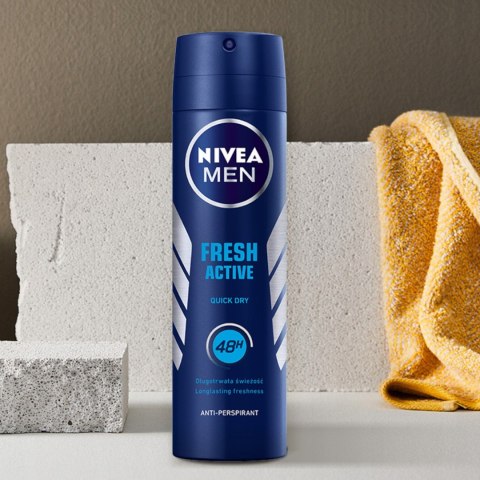 NIVEA MEN Fresh Antyperspirant w aerozolu, 150ml NIVEA MEN Fresh Antyperspirant w aerozolu, 150ml