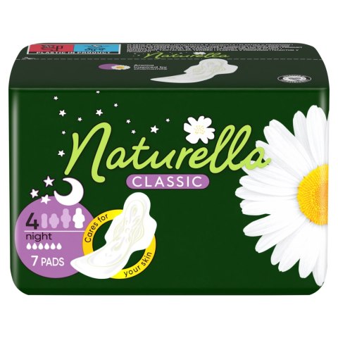 Naturella, Podpaski ze skrzydełkami, Maxi Noc 7szt Naturella, Podpaski ze skrzydełkami, Maxi Noc 7szt