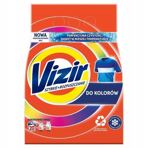 Vizir Proszek do prania kolorowych tkanin, 1,1 kg Vizir Proszek do prania kolorowych tkanin, 1,1 kg