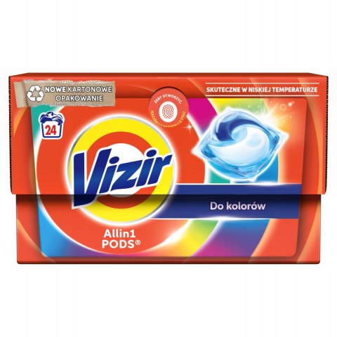 Vizir kapsułki do prania kolor 24szt Vizir kapsułki do prania kolor 24szt