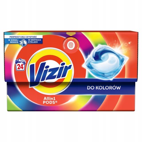 Vizir kapsułki do prania kolor 24szt Vizir kapsułki do prania kolor 24szt