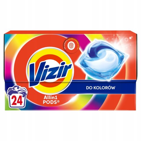 Vizir kapsułki do prania kolor 24szt Vizir kapsułki do prania kolor 24szt