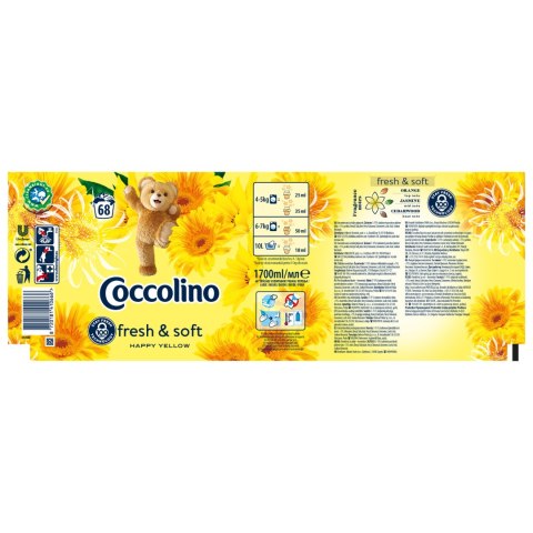 COCCOLINO Płyn CORE YELLOW 1700ml