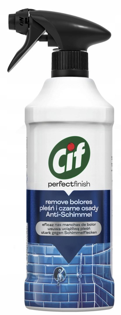 Cif Perfect Finish pleśń czarne osady spray 435ml Cif Perfect Finish pleśń czarne osady spray 435ml