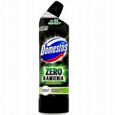 Domestos Zero Kamienia Lime Żel WC 750ml ZIELONY Domestos Zero Kamienia Lime Żel WC 750ml ZIELONY