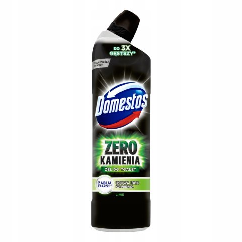 Domestos Zero Kamienia Lime Żel WC 750ml ZIELONY Domestos Zero Kamienia Lime Żel WC 750ml ZIELONY