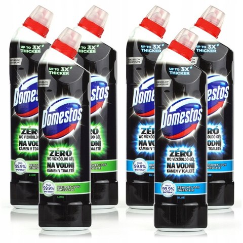Domestos Zero Kamienia Lime Żel WC 750ml ZIELONY Domestos Zero Kamienia Lime Żel WC 750ml ZIELONY