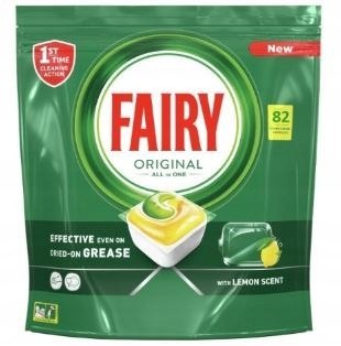 Fairy Original Kapsułki do Zmywarki Lemon 82sztuki Fairy Original Kapsułki do Zmywarki Lemon 82sztuki